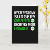 Hysterektomie Erholung | Operation zur Entfernung Karte (Gelbe Blume)