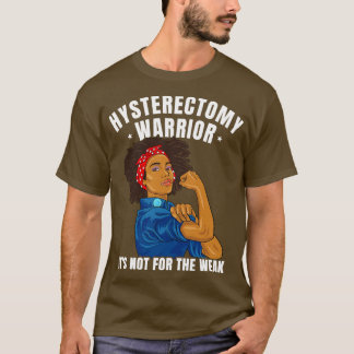 Hysterektomie Schwarze Frauen PoC Uterusentfernung T-Shirt