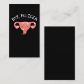 Hysterektomie Sensibilisierung Uterusentfernung Visitenkarte (Vorne/Hinten)