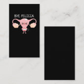 Hysterektomie Unterstützung der Uterusentfernung Visitenkarte (Vorne/Hinten)