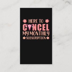 Hysterektomie Unterstützung des Uterusentfernungs Visitenkarte