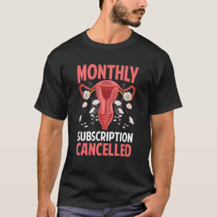 Hysterektomie Uterus Survivor Supracervical Cervix T-Shirt