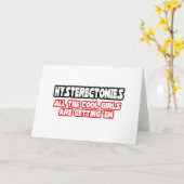 Hysterektomien... Coole Mädchen Karte (Gelbe Blume)