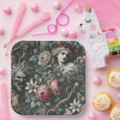 Hysteria Hides in the Blooms – Gothic Victorian Pappteller (Party)