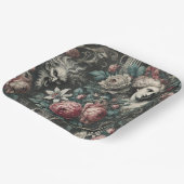 Hysteria Hides in the Blooms – Gothic Victorian Pappteller (Gewinkelt)