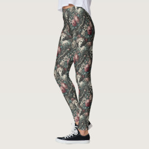 Hysterie Blüten - Gotik Viktorianisch Leggings