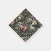Hysterie Blüten - Gotik Viktorianisch Serviette (Ecke)