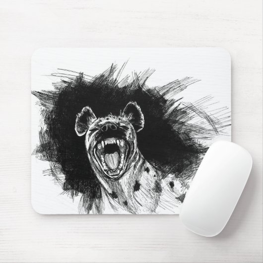Hysterische Hyäne Mousepad (Mit Mouse)