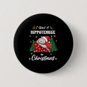 Hytenuse Christmas Mathe Teacher Kinder, die ich H Button (Vorderseite)
