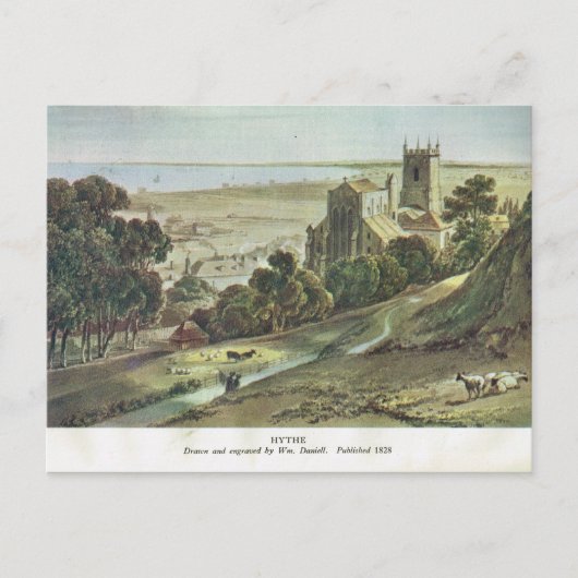 Hythe, 1824 postkarte (Vorderseite)