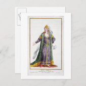 Hyu-Chen, Ehefrau von Dschingis Khan, von "Receuil Postkarte (Vorne/Hinten)