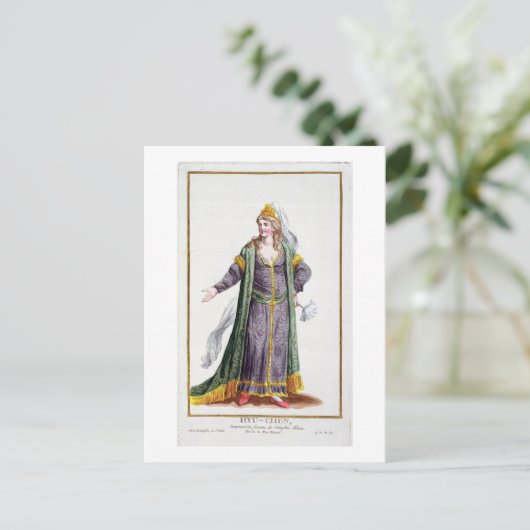 Hyu-Chen, Ehefrau von Dschingis Khan, von "Receuil Postkarte (Stehend Vorderseite)
