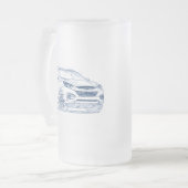 Hyu IX35 2011 Mattglas Bierglas (Vorderseite Links)