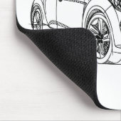 Hyu Veloster Turbo 2013 Mousepad (Ecke)