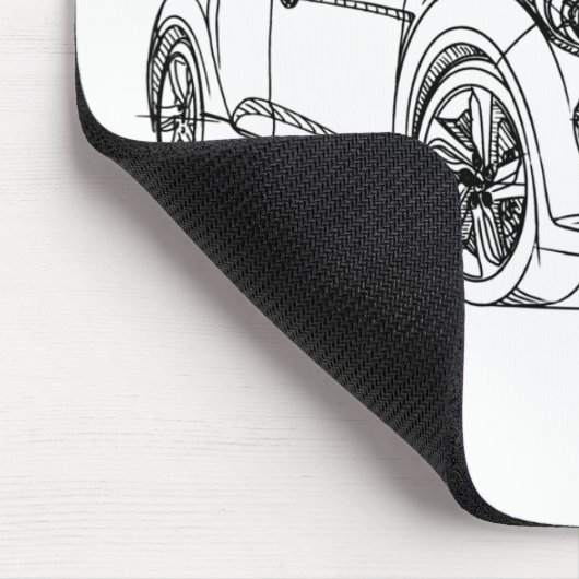 Hyu Veloster Turbo 2013 Mousepad (Ecke)