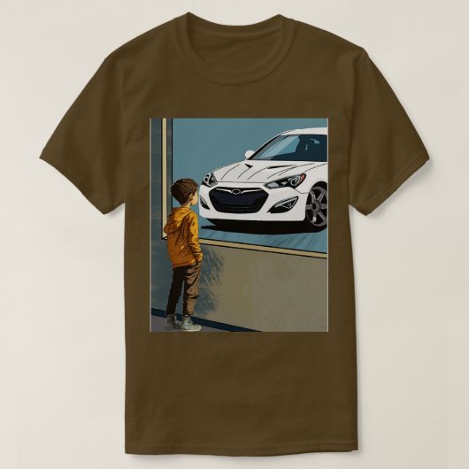 Hyundai Genesis Coupe Kids Dreams T-Shirt (Design vorne)