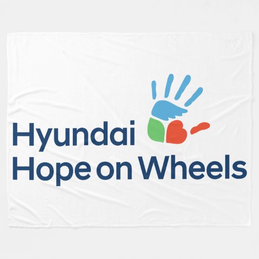 Hyundai Hope on Wheels Fleece Blanket  (Vorderseite (Horizontal))