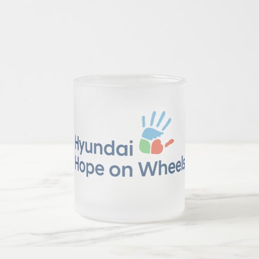 Hyundai Hope on Wheels Frosted Coffee Mug Mattglastasse (Mittel)