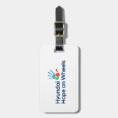Hyundai Hope on Wheels Luggage Tag Gepäckanhänger (Vorderseite vertikal)