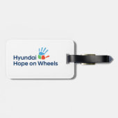 Hyundai Hope on Wheels Luggage Tag Gepäckanhänger (Rückseite horizontal)