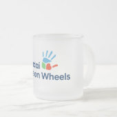 Hyundai Hope on Wheels mattierte Kaffeetasse (VorderseiteRechts)