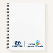 Hyundai & Hope on Wheels Notizbuch (Vorderseite)