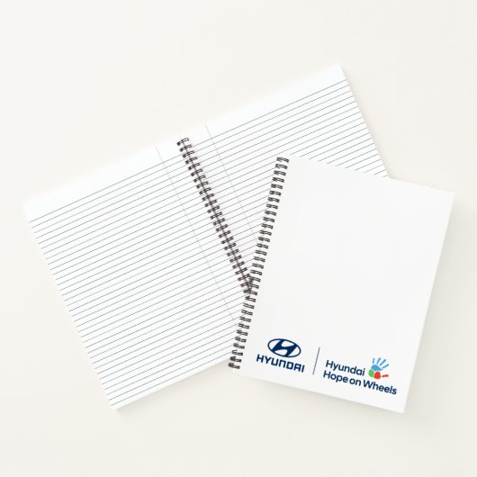Hyundai & Hope on Wheels Notizbuch (Innenseite)