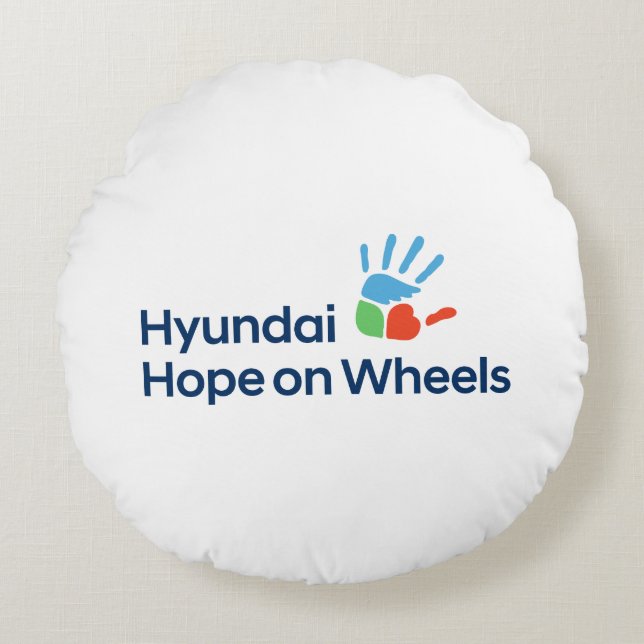 Hyundai Hope on Wheels Pillow  Rundes Kissen (Vorderseite)