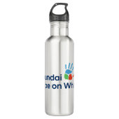 Hyundai Hope on Wheels Water Bottle Edelstahlflasche (Vorderseite)