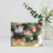 "Hyvää Joulua" Finnische Weihnachtspostkarte Postkarte (Stehend Vorderseite)