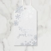 Hyvää joulua, frohe Weihnachten auf Finnisch, eleg Geschenkanhänger (Vorderseite)