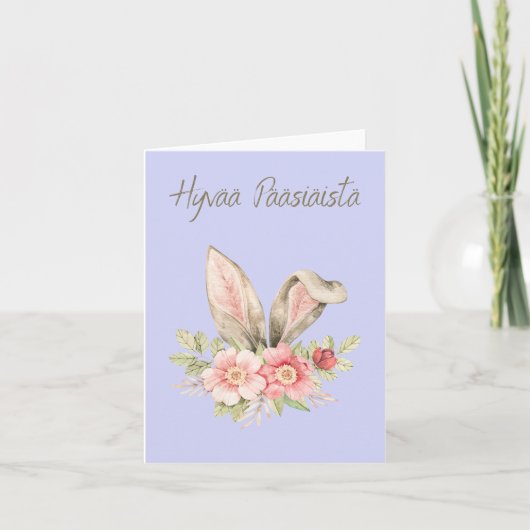 Hyvää Pääsiäistä, Finnisch-Happy Oaster Karte (Vorderseite)