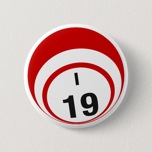 I19 Bingo-Ball-Taste Button (Vorderseite)