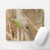 I1 Green Dragonfly Mousepad (Mit Mouse)