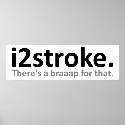 i2stroke Funny Poster (Vorne)