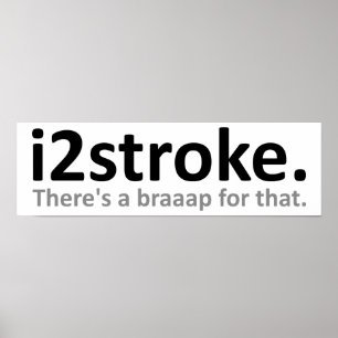 i2stroke Lustiges Poster
