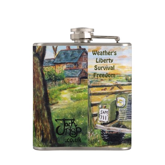 I77ml angesagte Flasche Flachmann (Rückseite)