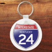I-24 Kentucky Schlüsselanhänger (Vorderseite)
