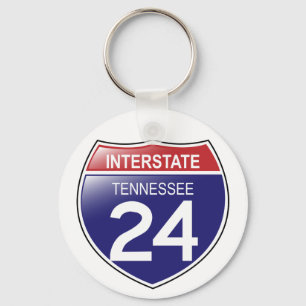 I-25 Tennessee Schlüsselanhänger