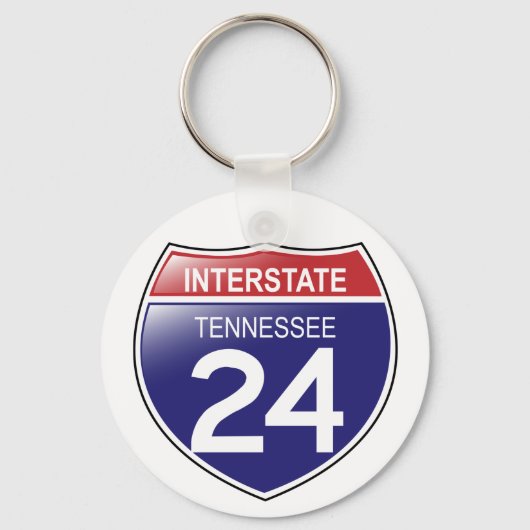 I-25 Tennessee-Schlüsselanhänger Schlüsselanhänger (Vorderseite)