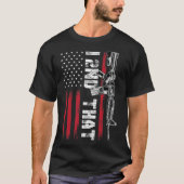 I 2. Die zweite Änderung Pro Gun American Flag T-Shirt (Vorderseite)
