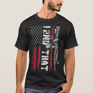 I 2. Die zweite Änderung Pro Gun American Flag T-Shirt