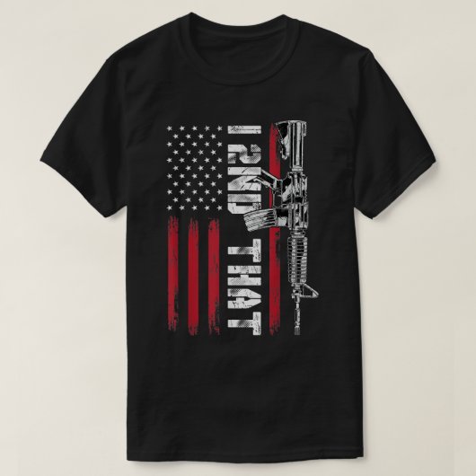 I 2. Die zweite Änderung Pro Gun American Flag T-Shirt (Design vorne)