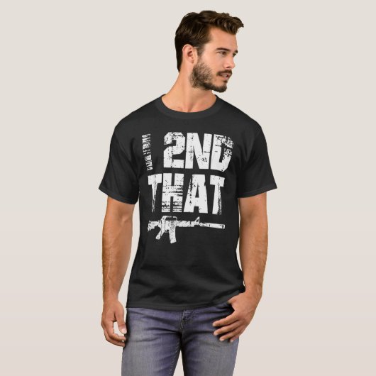 I 2nd that Pro Gun American Patriotic Second Amend T-Shirt (Vorne ganz)