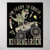 I'm bereit, den Kindergarten-Monsterlruck zu z Poster (Vorne)