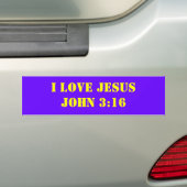 I 3:16 LIEBE-JESUSS JOHN AUTOAUFKLEBER (Auf Auto)