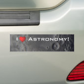 I <3 Astronomie - Mondoberfläche Autoaufkleber (Auf Auto)
