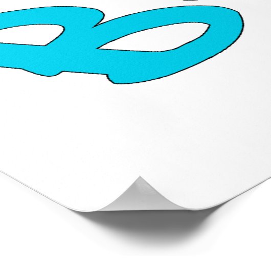 I <3 B-Boys-Poster Poster (Ecke)