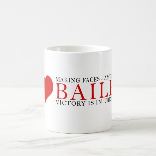 I <3 Bailey Kaffeetasse (Mittel)