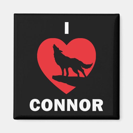 I <3 Connor Magnet Black (Vorne)